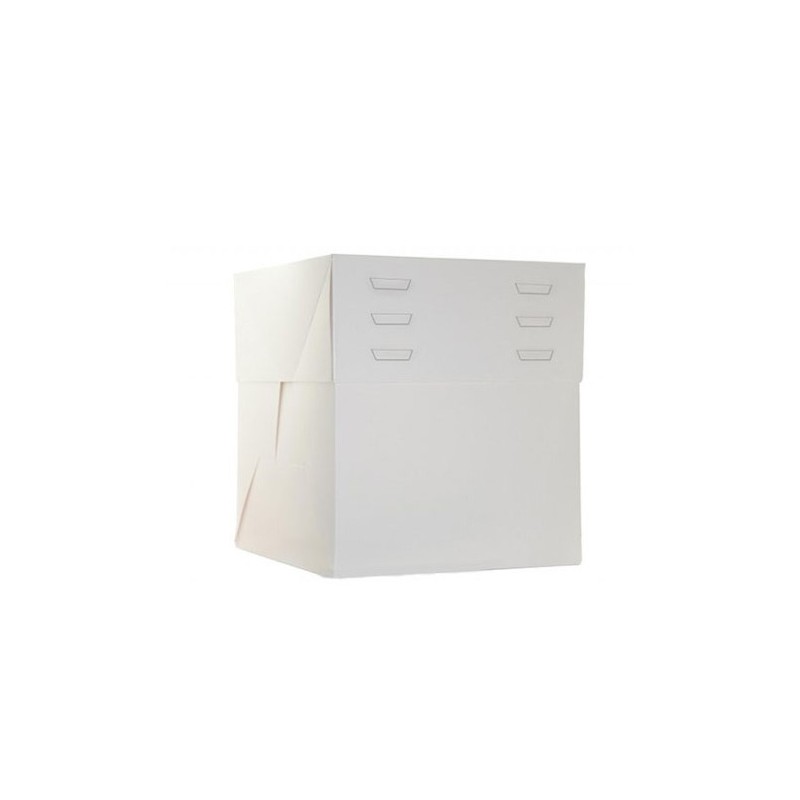 Caja tarta altura regulable 40x40x20 a 30 cm de altura