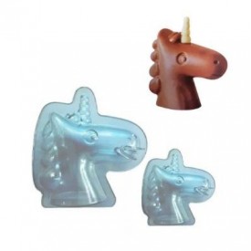 Set 2 Moldes Unicornio 3D