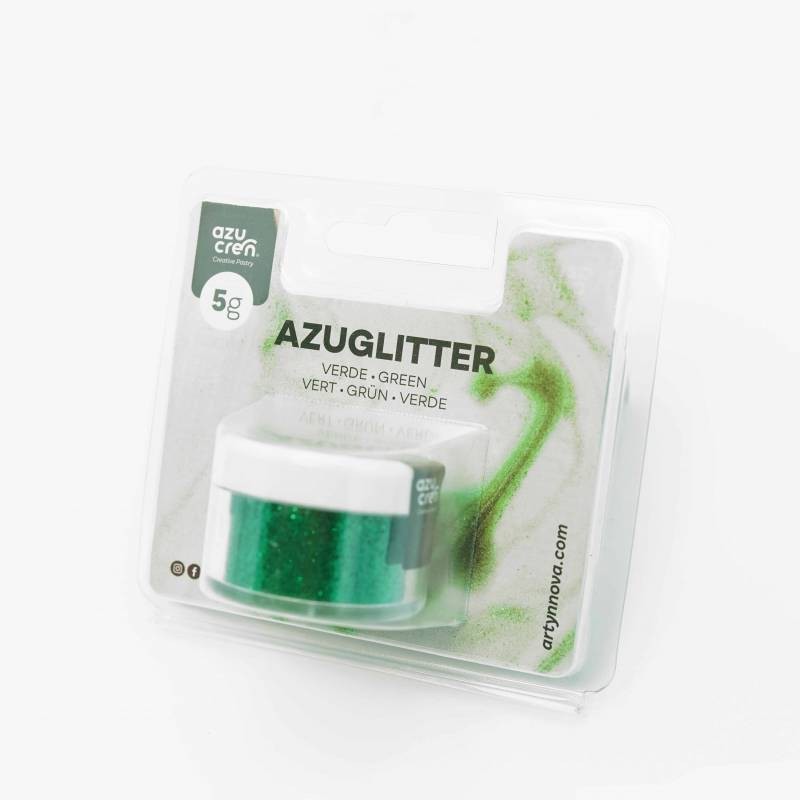 Purpurina Decorativa Verde 5 gr Azuglitter