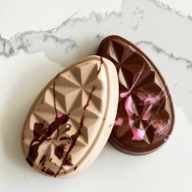 Molde Especial para Chocolate Tableta 3D de Huevo