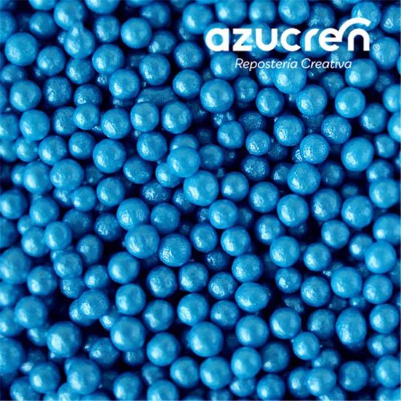 Perlas Azúcar Azul 4 mm
