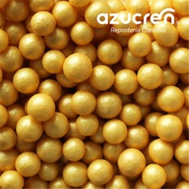 Perlas de Azúcar Oro 7 mm