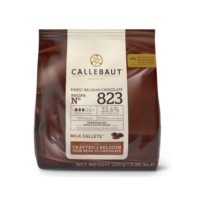 Chocolate con Leche 400 gr Callebaut