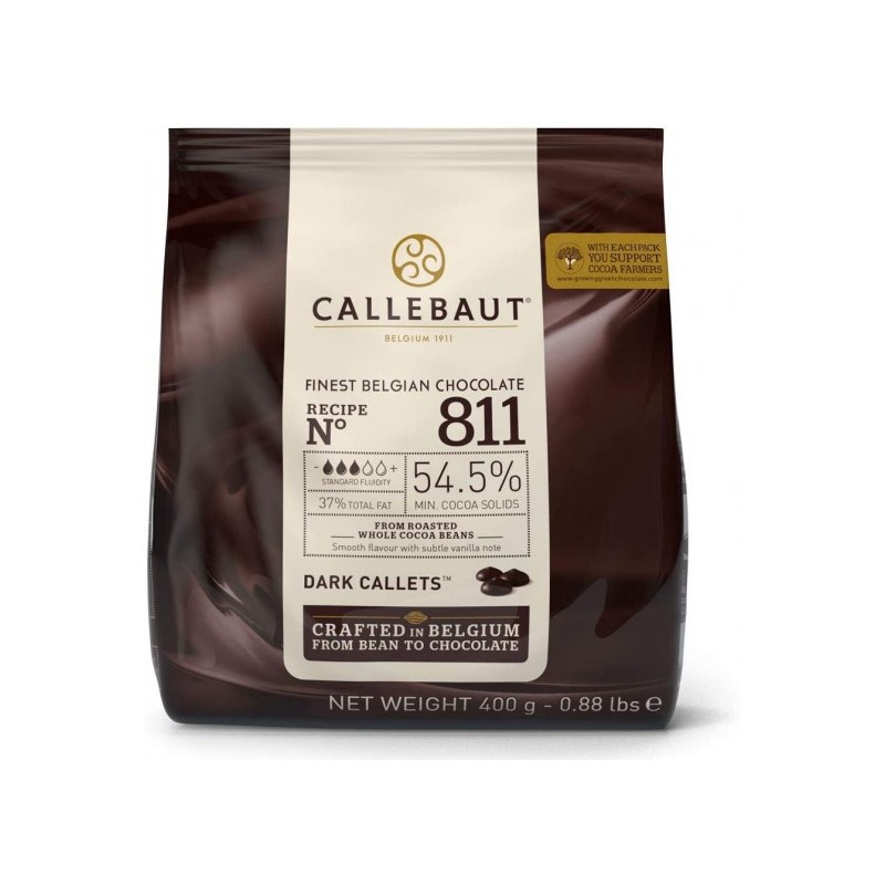 Chocolate Negro 54.5% 400 gr Callebaut